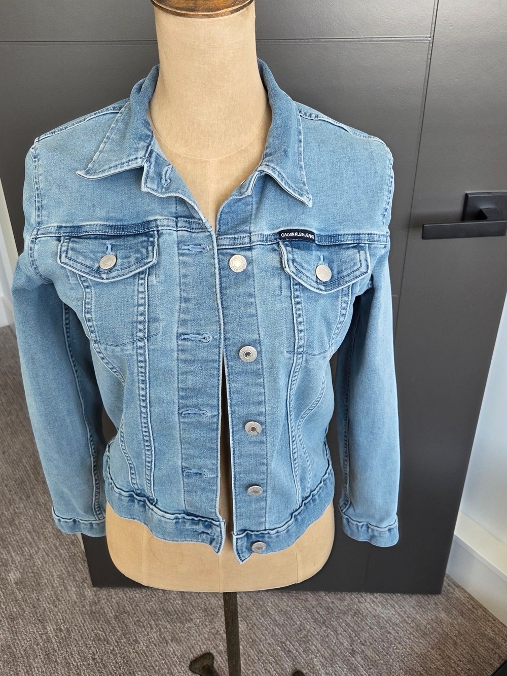 Calvin Klein Light Blue Denim Jacket - Women